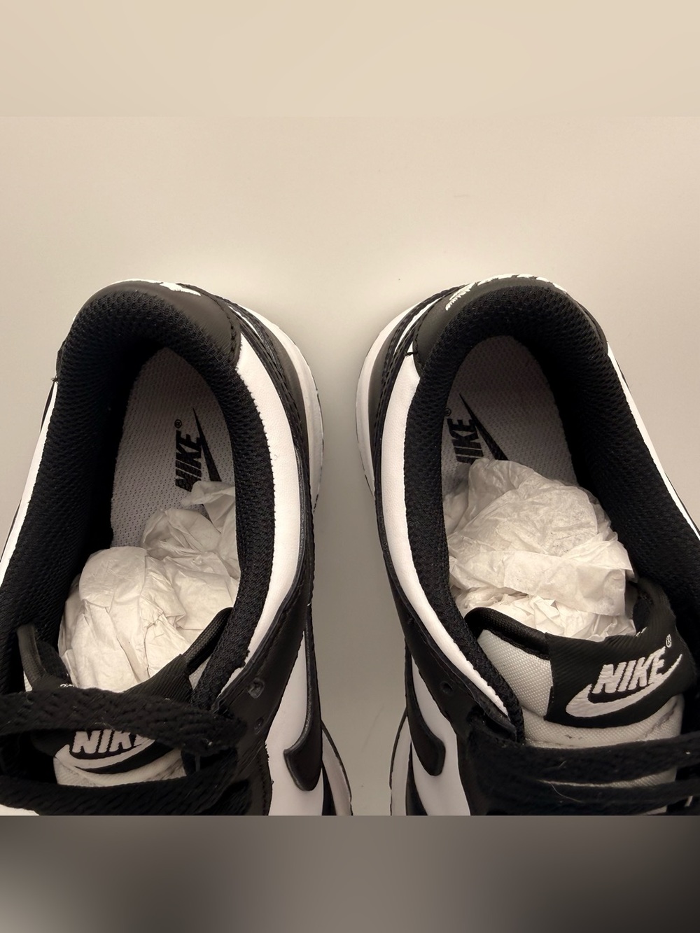 Nike Dunk Low Panda Black White CW1590-100 GS Youth Size 6Y Sneakers or 7.5 W - Picture 5 of 8